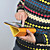  PU Leather Full Body Magnet Case for Samsung P6800 (Assorted Colors)
