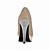  Leatherette And Sparkling Glitter Stiletto Closed Toe Platform Pumps (More Colors)