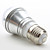  E27 3W 270LM 5500-6000K Natural White Light LED Ball Bulb (12V)