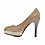  Leatherette And Sparkling Glitter Stiletto Closed Toe Platform Pumps (More Colors)