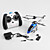  3-Kanaals RC-Helikopter met camera, gyroscoop en geheugenkaart