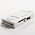  2-in-1 USB e SD card reader usb kit con fotocamera per iPad 2 (bianco)