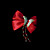  Red Bow Headpiece