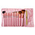  12PCS Professional Brush Set With Lovely Pink Pouch