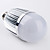  Ampoule LED Ronde Blanc Chaud (85-265V), E27 12W 1200LM 3000-3500K