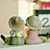  polyresin 2 peças conjunto boneca pintada à mão