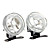  H3 55W Halogen Light Bulb 1000-LM 3000K Yellow Car Fog Lights (Transparent Lens, 1 Pair)