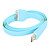  Flat Design Charging and Data USB Cable for iPhone and the New iPad (100cm, Assorted Colors)