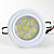  7W 630LM 5500-6500K Natural White Light LED Ceiling Bulb (85-265)