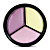  3 farger skinner eyeshadow 9g