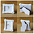  Heart Design Place Card/Photo Frames