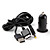  3-in-1 USB Car Charger for PS Vita (Black)