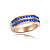  Austria cristal anillo chapado en oro rosa de aleación - elegancia simple (más colores)
