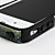 Estuche de Camuflaje de Silicona y Carcasa PC para iPhone 4 e iPhone 4S - Verde