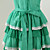  vestido de alça de polka em camadas