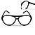  rétro célébrité monture de lunettes