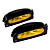  55W 3000K 1000-lumen h3 bombilla halógena transparentes luces del coche de niebla (DC 9 ~ 19V, 1 par)