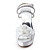  ZADA - Sandali con tacco Matrimonio A spillo alto Satin