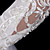  satin de mariée doigts des gants de longueur de coude avec broderie
