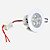  5*1W 450LM 5500-6500K White LED Ceiling Light Bulb (85-265)