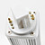  G24 9W 60x5050 SMD 520-600LM 2500-3500K Warm White Light LED Bulb (110-240V)