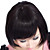  Mono Top Mixed Hair Short Straight Elegant Wig