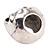  Toothy Skull Sword Pendant (Antique Silver)