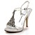  Satin Stiletto Heel Sandals Honeymoon / Wedding Shoes With Rhinestone (More Colors)