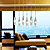  Comtemporary Crystal Pendant Lights with 6 Lights