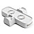  Dual-Fan Vertical Cooling Stand for Xbox 360 (White)