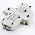  Dual-Fan Vertical Cooling Stand for Xbox 360 (White)