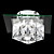  20W Nature Inspired Crystal Wall Light Cubic Shape