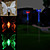  cambia colore ad energia solare 2 led farfalle luce del giardino
