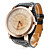  Fashionable Unisex's PU Analog Quartz Wrist Watch (Assorted Colors)