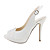  SIERRA - Slingbacks Hochzeit Pfennigabsatz Satin