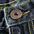  elegante da uomo 'jeans tubo dritto con fori