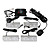  4x4 LED Caution Light with Switch and Controller, DC 12V(Blue and Red)