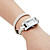  tiempo de las mujeres de piel pu estilo de la banda analógica reloj pulsera de cuarzo (colores surtidos)