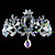  Luxurious Alloy Elegant Rhinestone Wedding Jewelry Set Including Tiara,Necklace,Earrings