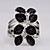  Gorgeous Cubic Zirconia 18K Gold Plated Leaf Fashion Ring