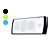  Portable High-Bass Speaker with USB and SD Card Reader (3W x 2, FM Radio, Assorted Colors)