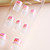  bunten Traum Nail Art Tips mit Kleber (24X)