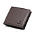  Men's Pure Cowhide Leather Silver Wallet