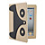  Fox Pattern PU Leather Case with Stand for The New iPad (Assorted Colors)