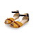  sandales peep toe en simili-cuir ou appartements parti / soir chaussures (plus de couleurs)