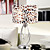  40W natur inspirerede stof skygge tabellen lys dyreprint