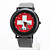  Women's I Love Switzerland Style PU Analog Quartz Wrist Watch (Assorted Colors)