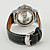  Men's Fashionable Style PU Analog Mechanical Wrist Watch (Black)