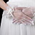  Tulle Wrist Length Fingertips Bridal Gloves