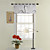  Print White Tab Top Valance